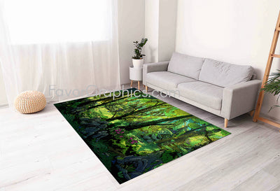 Forest Home Bedroom Decor Rug Carpet Mat