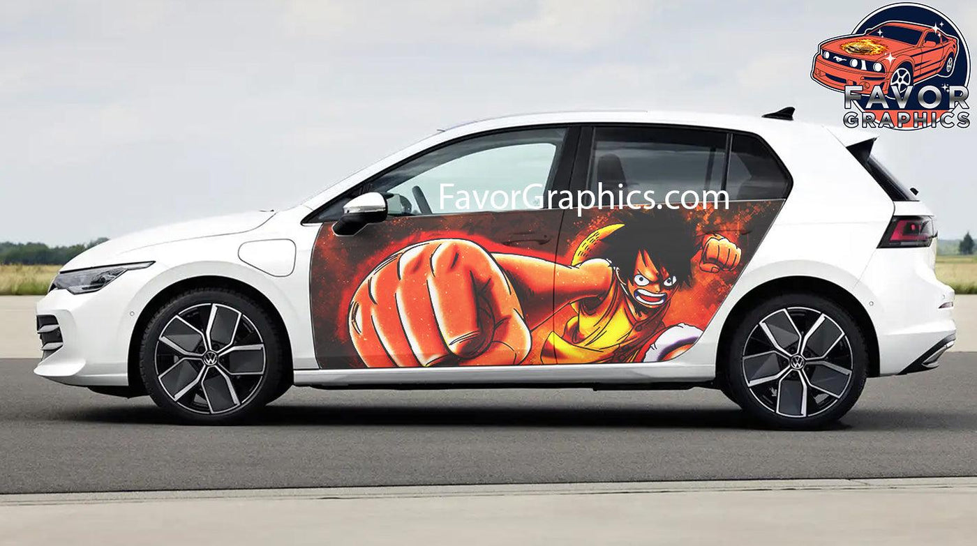 Monkey D. Luffy Car Door Vinyl Wrap Decal Sticker