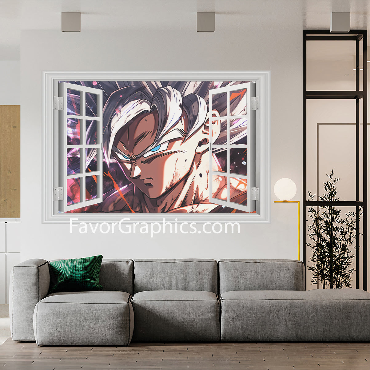 Ultra Instinct Goku Vinyl Wall Art Decal Sticker Poster Print Mural