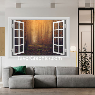 Autumn Forest Vinyl Wall Art Decal Sticker Poster Print Mural