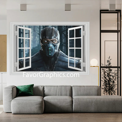 Sub Zero Mortal Kombat Vinyl Wall Art Decal Sticker Poster Print Mural