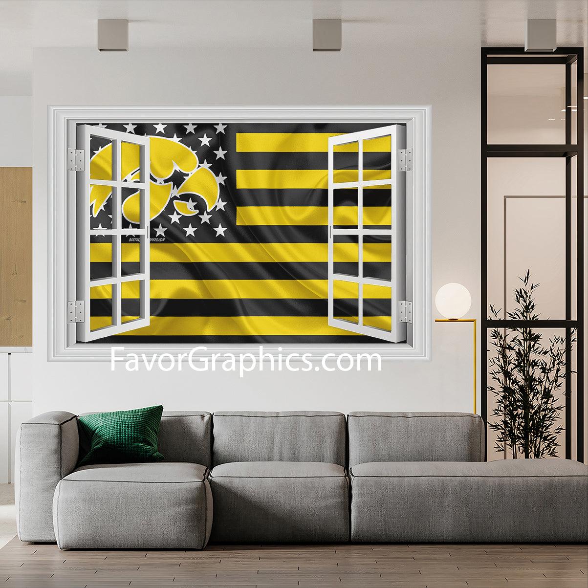 Iowa Hawkeyes Vinyl Wall Art Decal Sticker Poster Print Mural