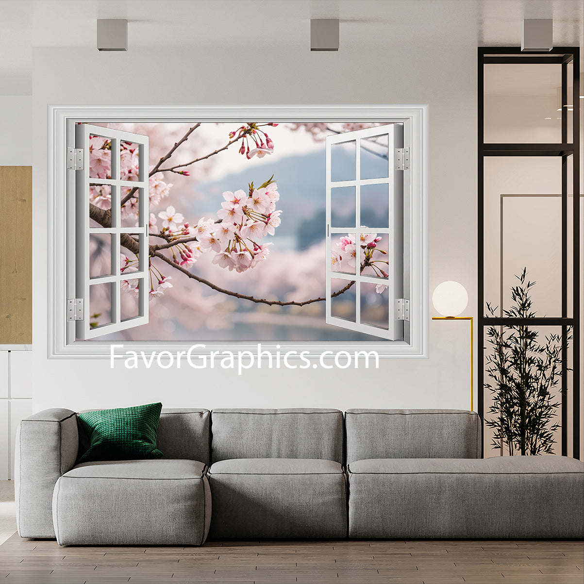 Cherry Blossom Vinyl Wall Art Decal Sticker Poster Print Mural