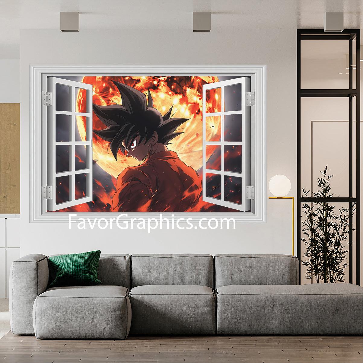 Black Goku Vinyl Wall Art Decal Sticker Poster Print Mural