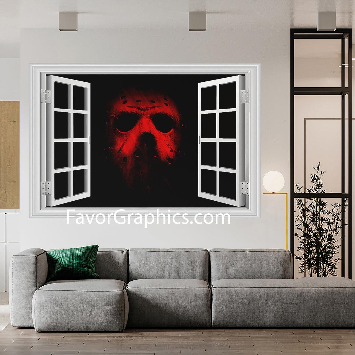 Jason Voorhees Vinyl Wall Art Decal Sticker Poster Print Mural