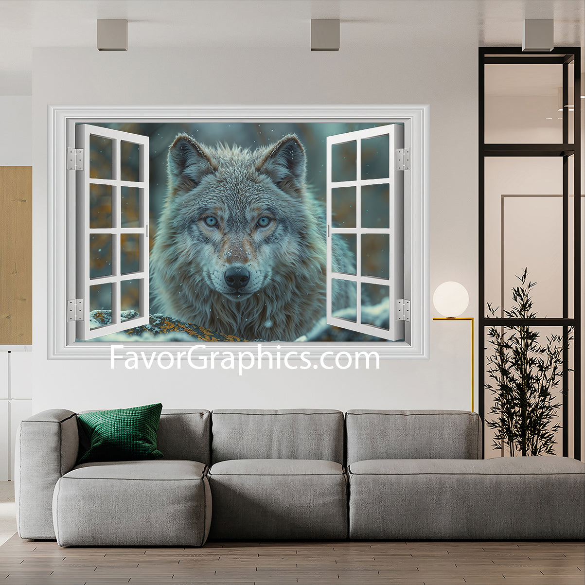 Wolf Vinyl Wall Art Decal Sticker Poster Print Mural