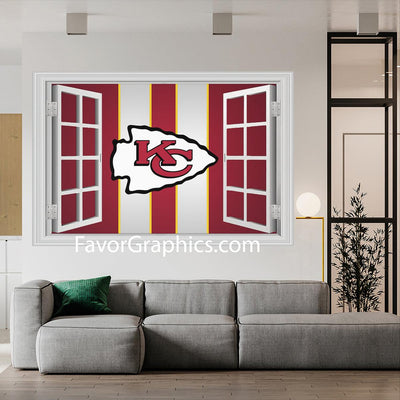 Kansas City Chiefs Vinyl Wall Art Decal Sticker Poster Print Mural