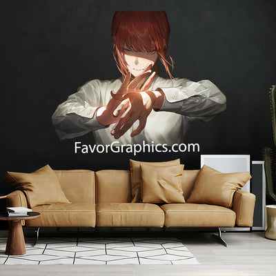 Makima Chainsaw Man Home Room Wall Vinyl Decal Sticker Mural Poster