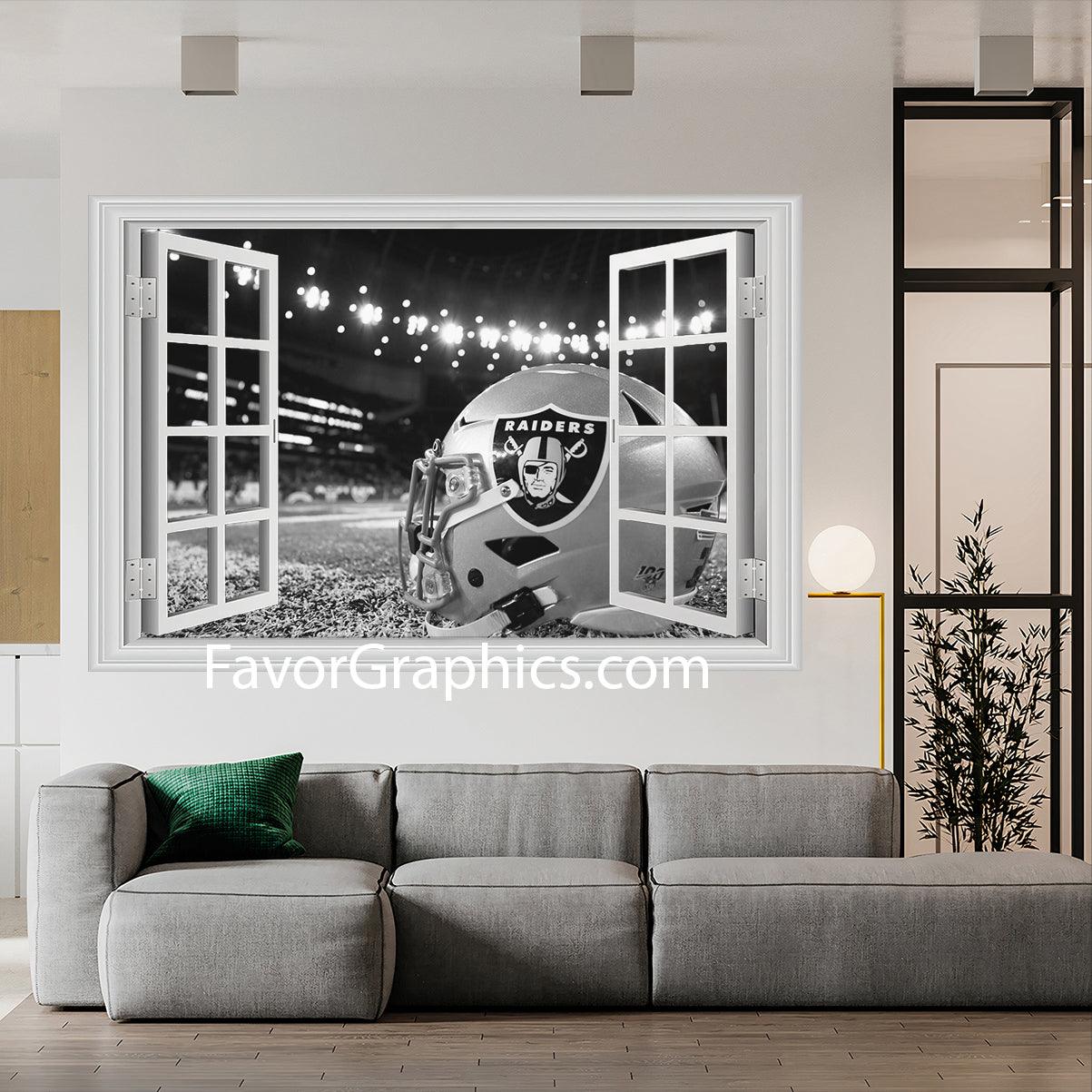 Las Vegas Raiders Vinyl Wall Art Decal Sticker Poster Print Mural