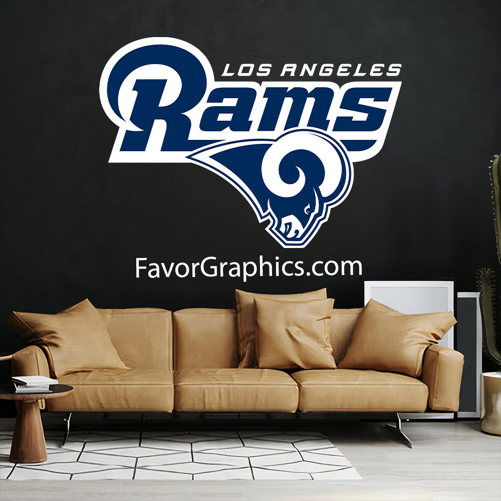 Los Angeles Rams Home Room Wall Vinyl Decal Sticker Mural Poster