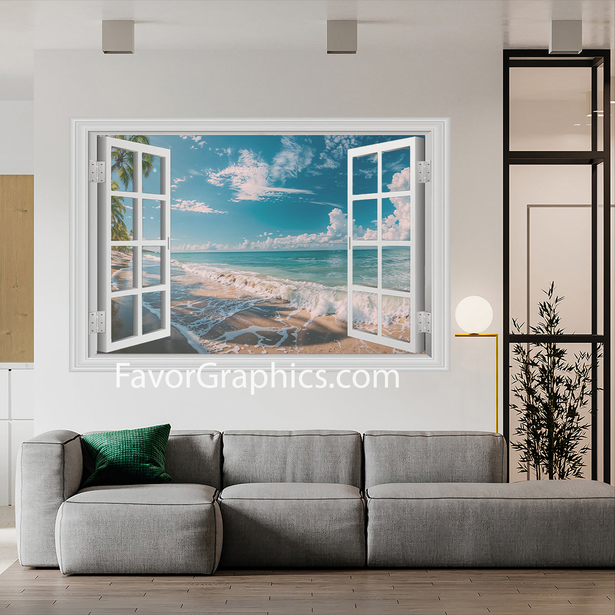 Beach Vinyl Wall Art Decal Sticker Poster Print Mural