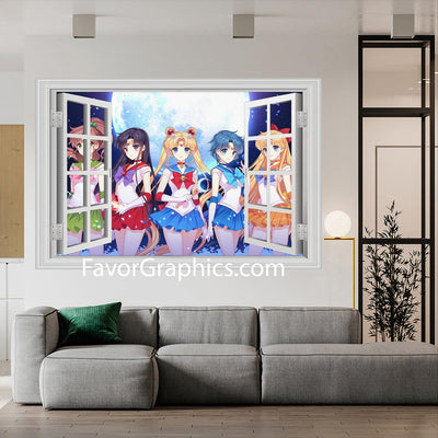 Sailor Moon Vinyl Wall Art Decal Sticker Poster Print Mural