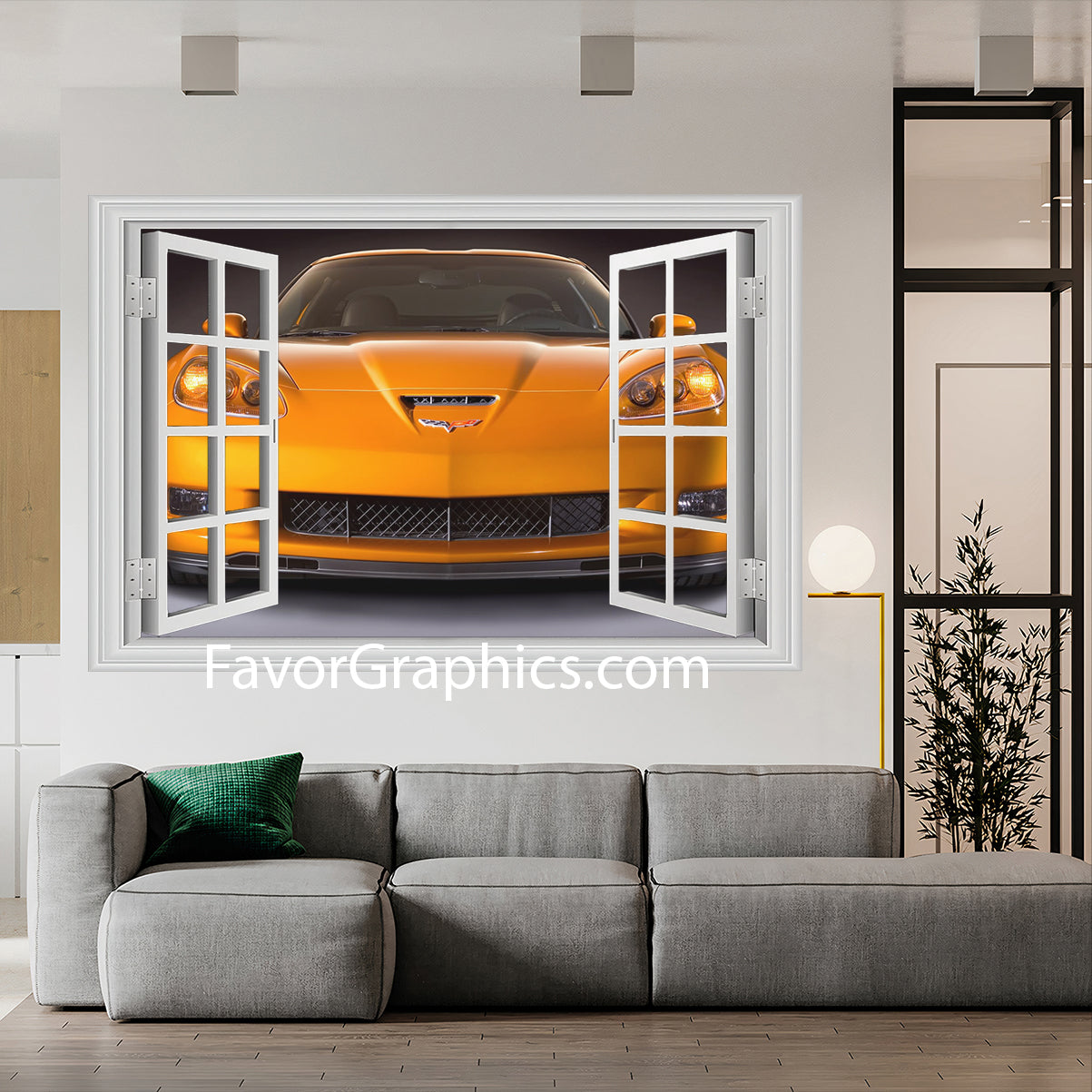 Chevrolet Corvette Vinyl Wall Art Decal Sticker Poster Print Mural