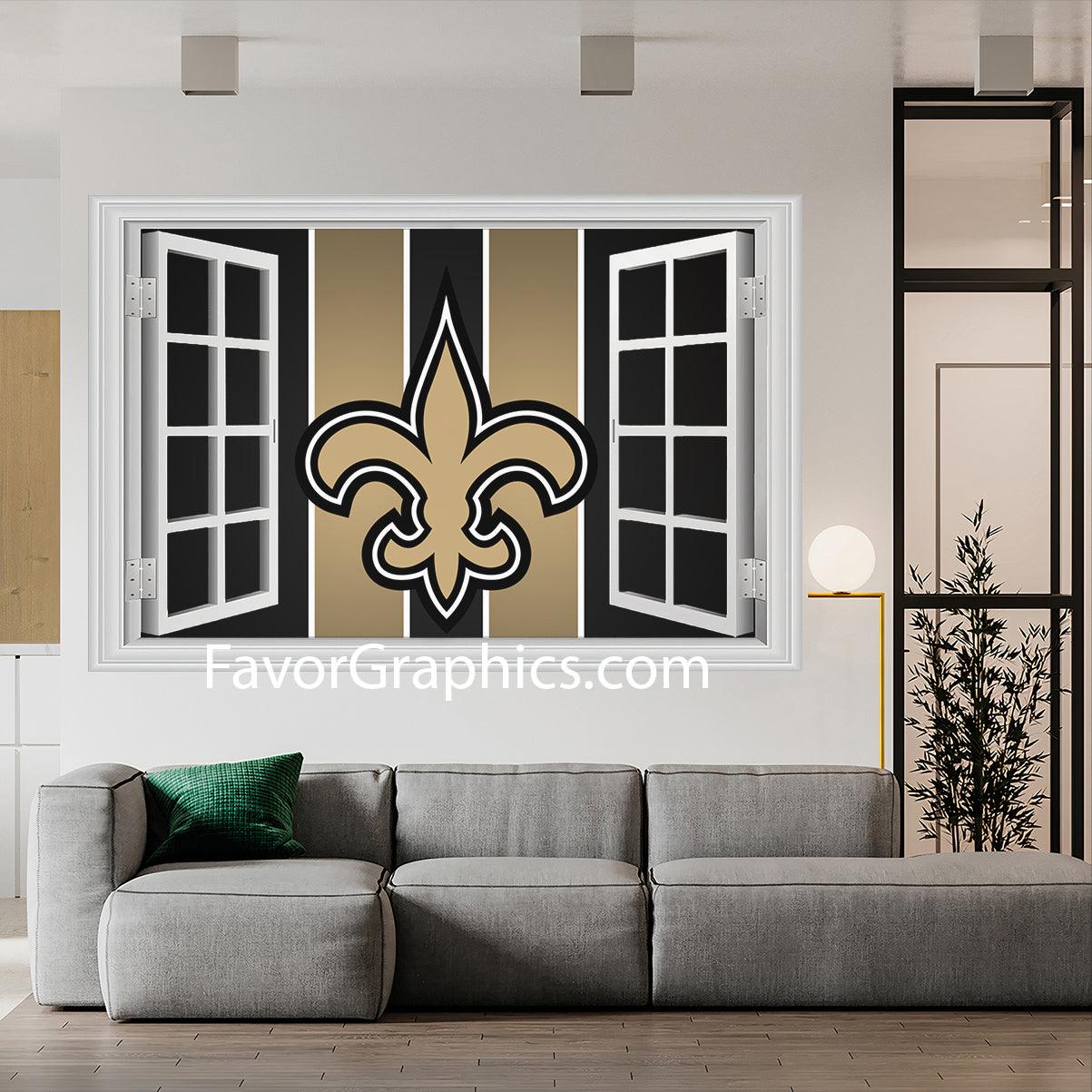 New Orleans Saints Vinyl Wall Art Decal Sticker Poster Print Mural