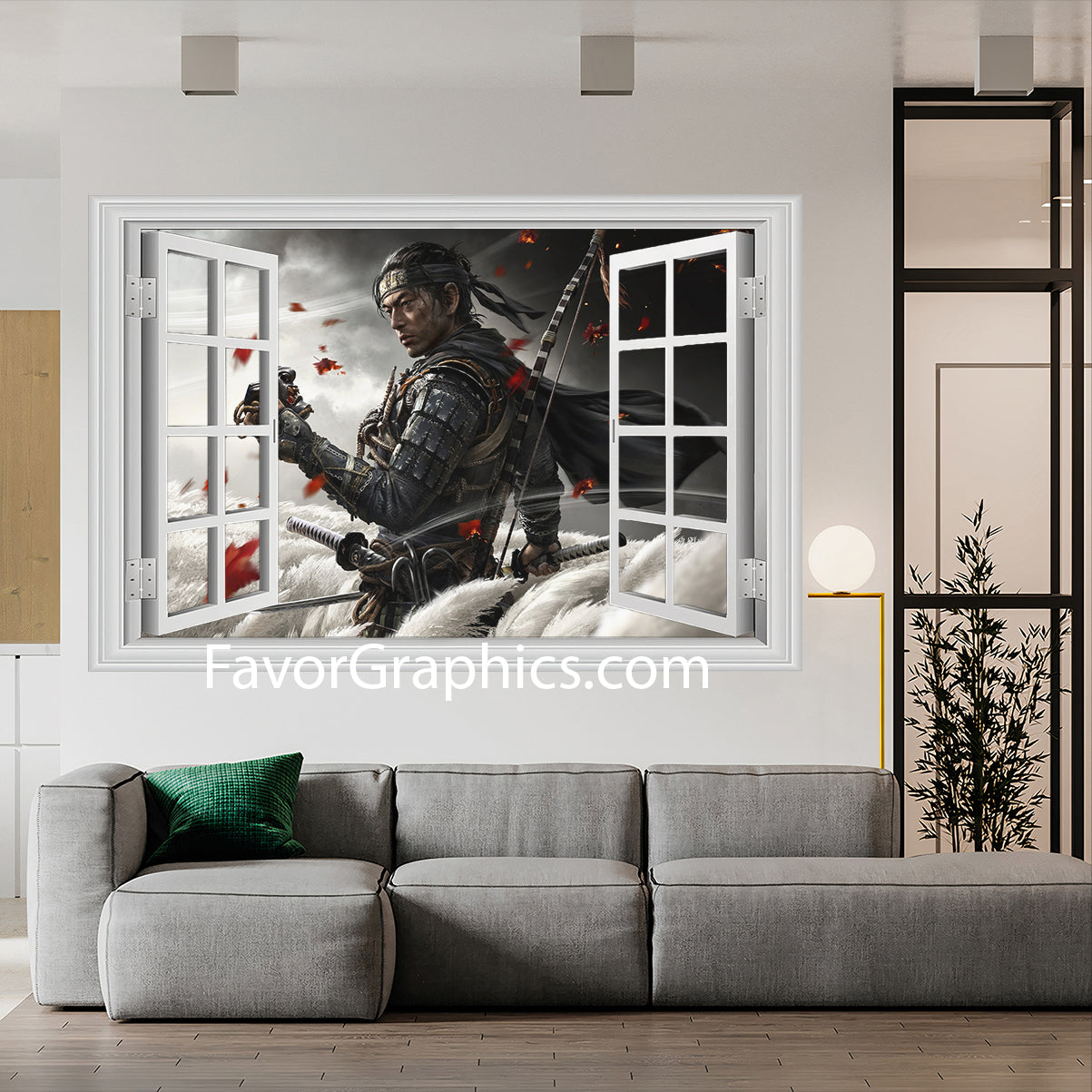 Samurai Vinyl Wall Art Decal Sticker Poster Print Mural