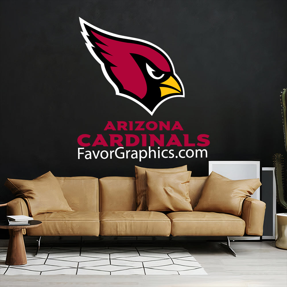 Arizona Cardinals Home Room Wall Vinyl Decal Sticker Mural Poster