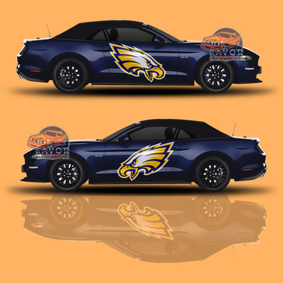 Philadelphia Eagles Itasha Car Side Door Decal Vinyl Sticker