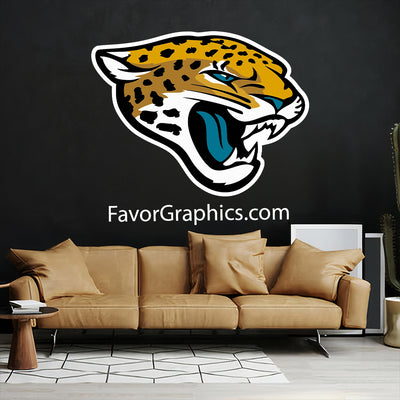 Jacksonville Jaguars Home Room Wall Vinyl Decal Sticker Mural Poster