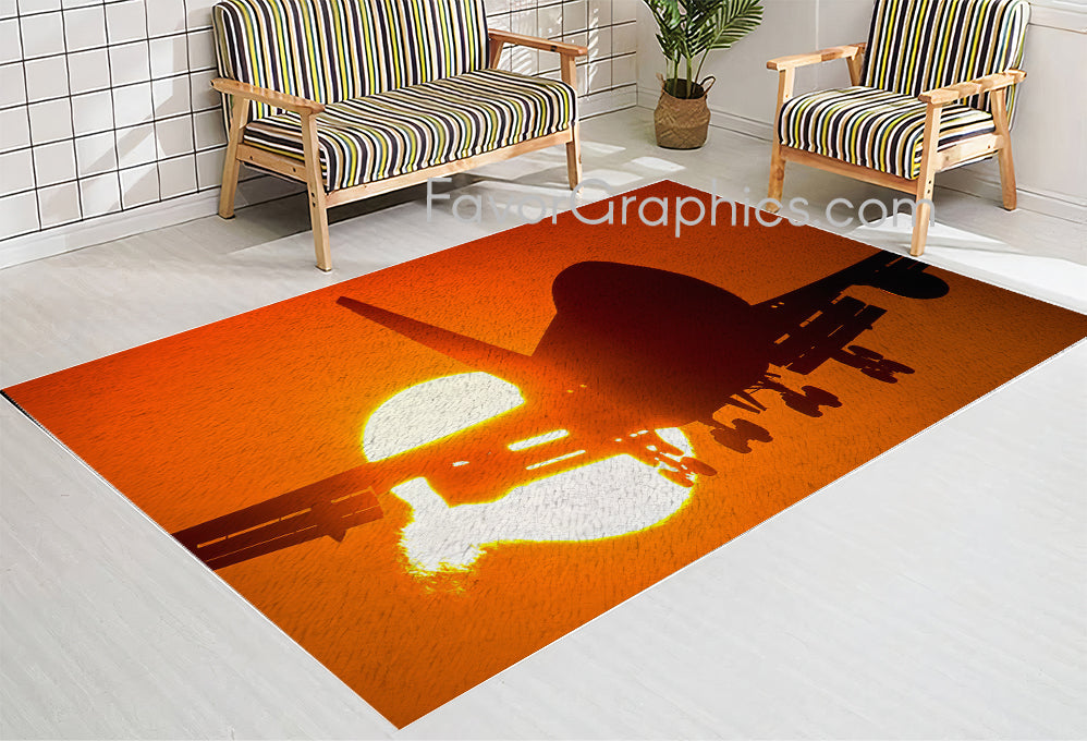 Boeing 747 Home Bedroom Decor Rug Carpet Mat