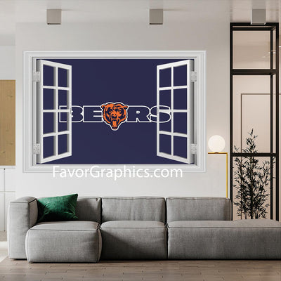 Chicago Bears Vinyl Wall Art Decal Sticker Poster Print Mural