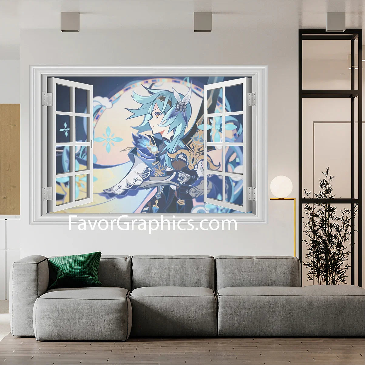 Eula (Genshin impact) Vinyl Wall Art Decal Sticker Poster Print Mural