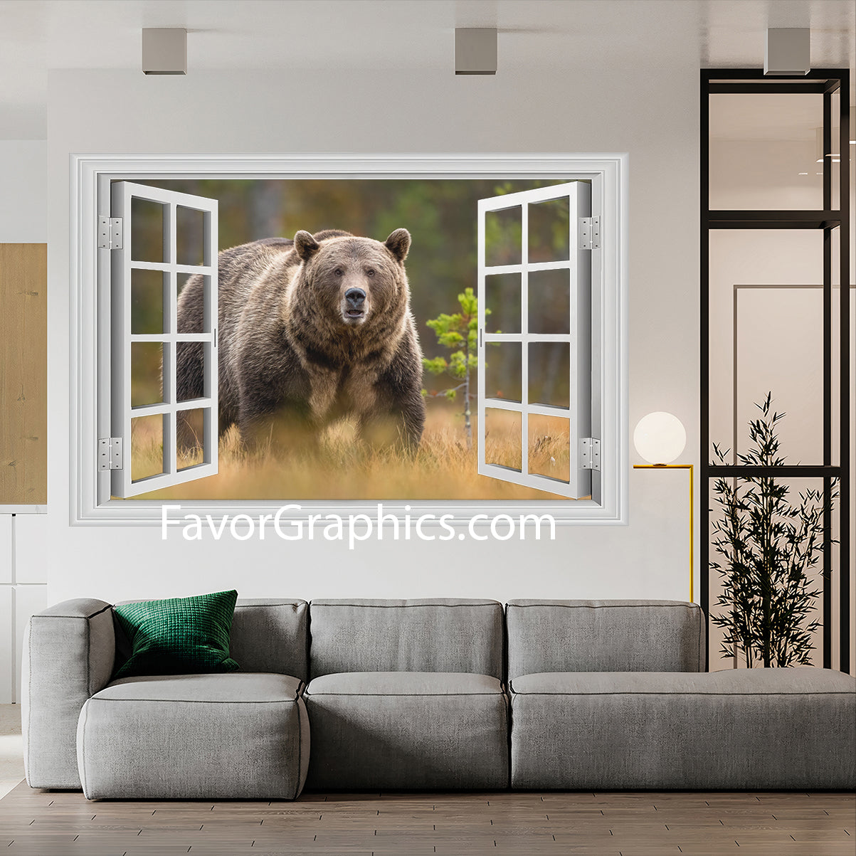 Bear Vinyl Wall Art Decal Sticker Poster Print Mural