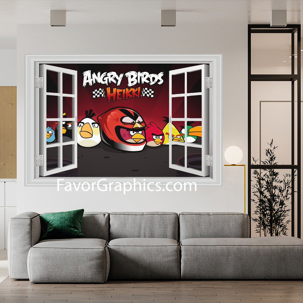 Angry Birds Vinyl Wall Art Decal Sticker Poster Print Mural