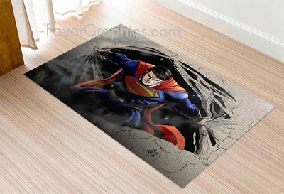 Superman Home Bedroom Decor Rug Carpet Mat