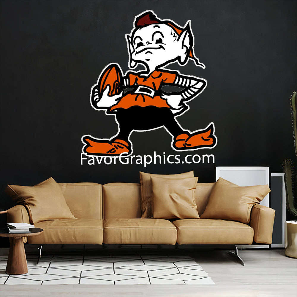 Cleveland Browns Home Room Wall Vinyl Decal Sticker Mural Poster