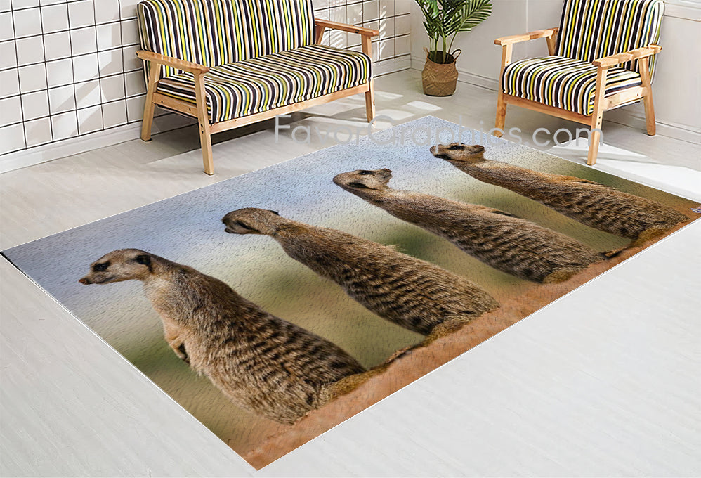 Meerkat Home Bedroom Decor Rug Carpet Mat