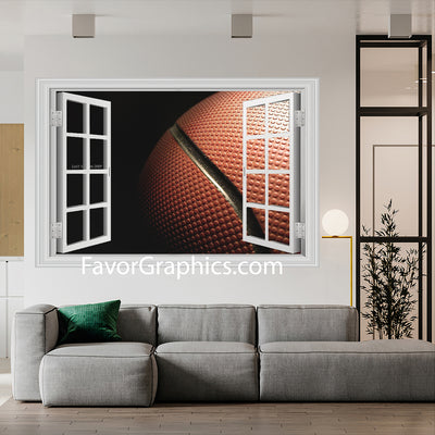 Basketball Vinyl Wall Art Decal Sticker Poster Print Mural