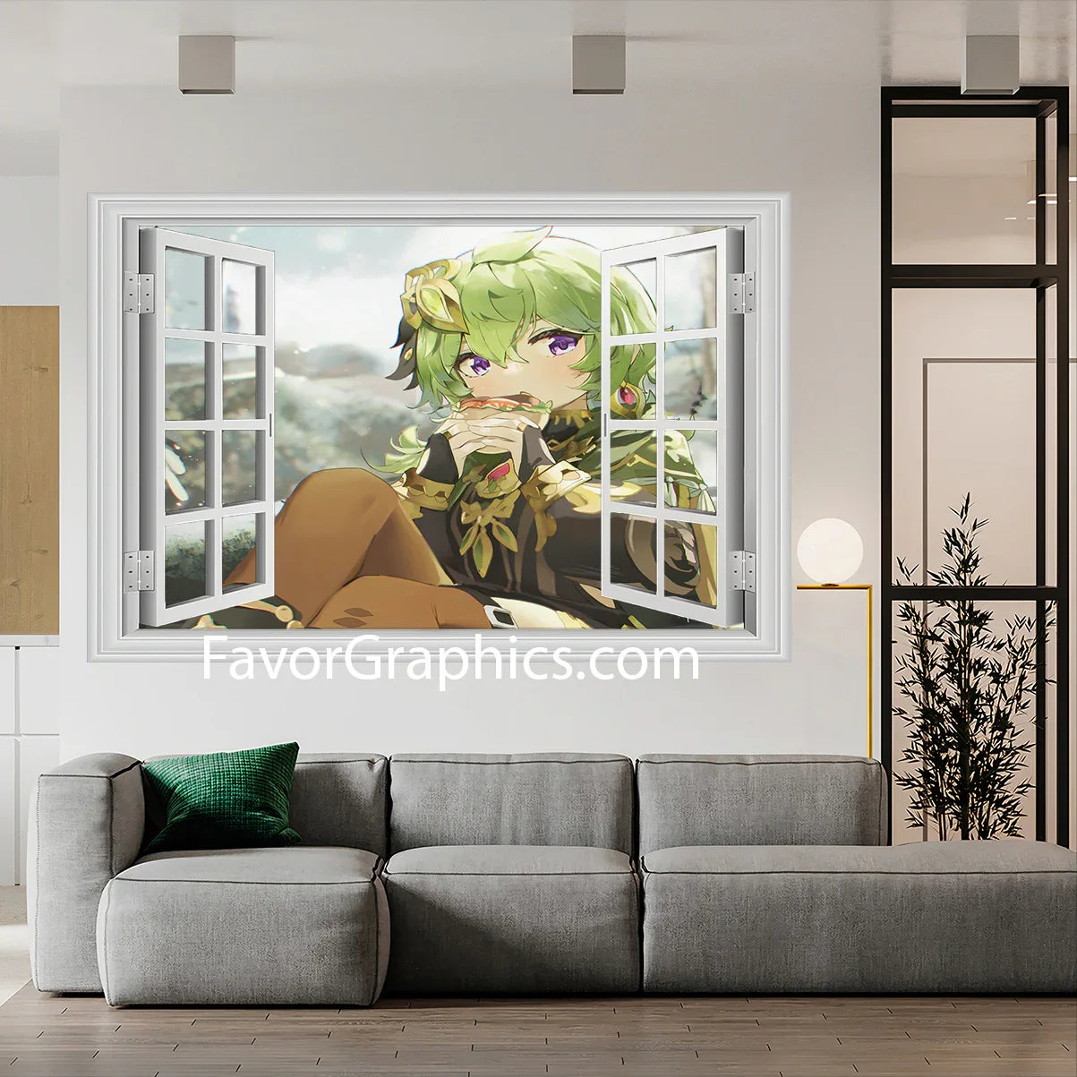 Collei (Genshin Impact) Vinyl Wall Art Decal Sticker Poster Print Mural