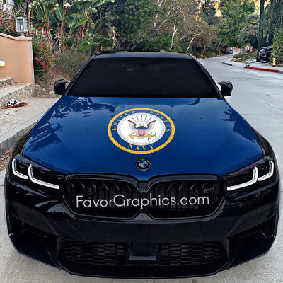 United States Navy Itasha Car Vinyl Hood Wrap Decal Sticker