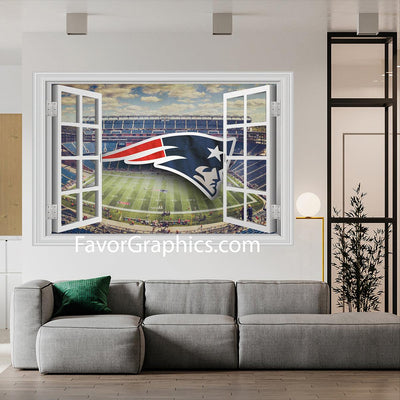 New England Patriots Vinyl Wall Art Decal Sticker Poster Print Mural