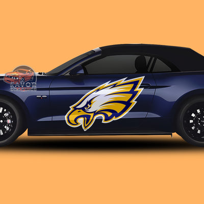 Philadelphia Eagles Itasha Car Side Door Decal Vinyl Sticker