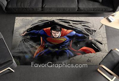 Superman Home Bedroom Decor Rug Carpet Mat