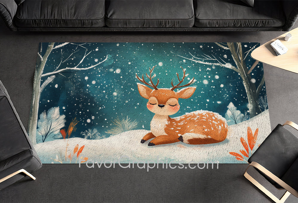 Deer Home Bedroom Decor Rug Carpet Mat