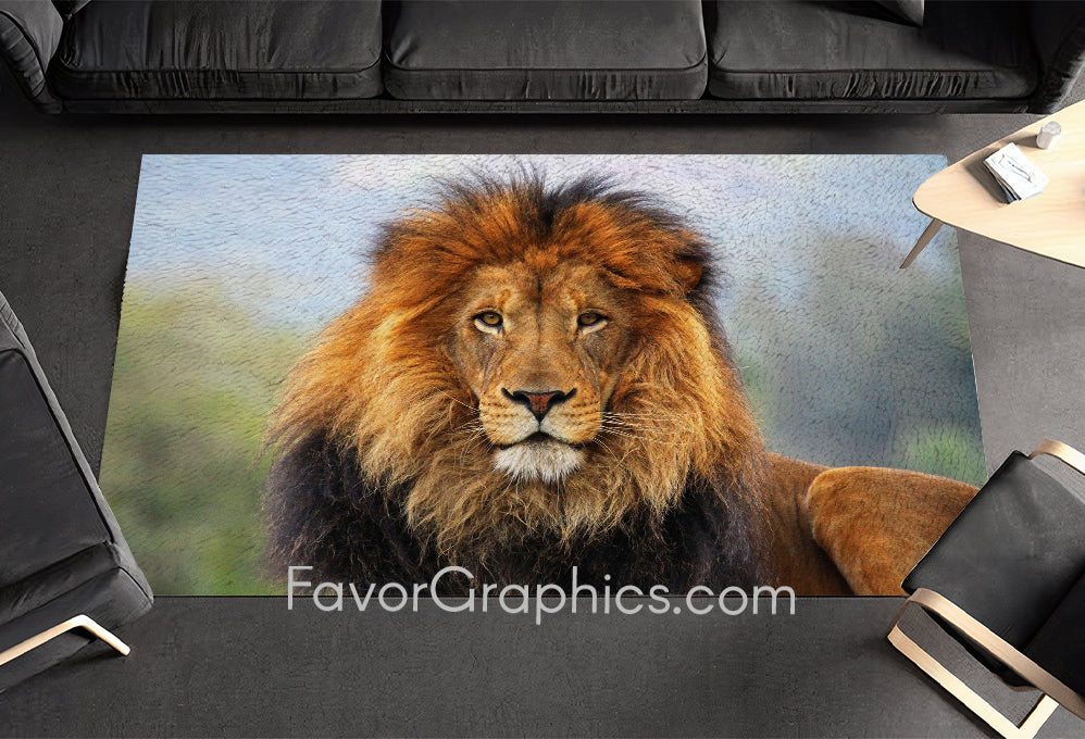 Lion Home Bedroom Decor Rug Carpet Mat