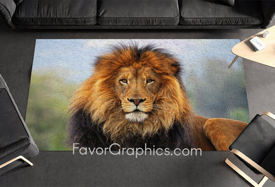 Lion Home Bedroom Decor Rug Carpet Mat