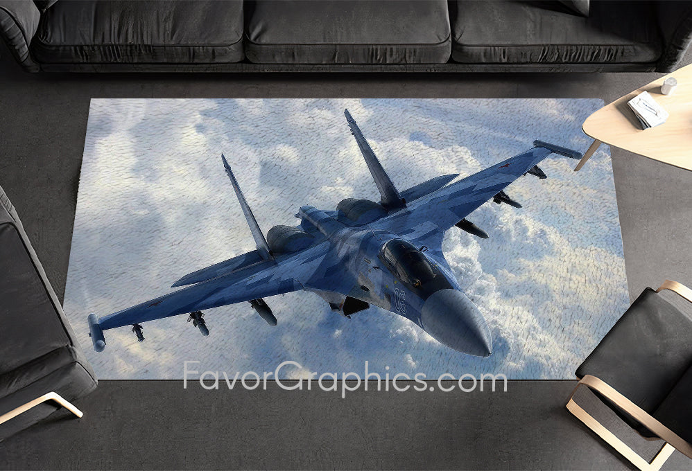 Military Aircraft Home Bedroom Decor Rug Carpet Mat