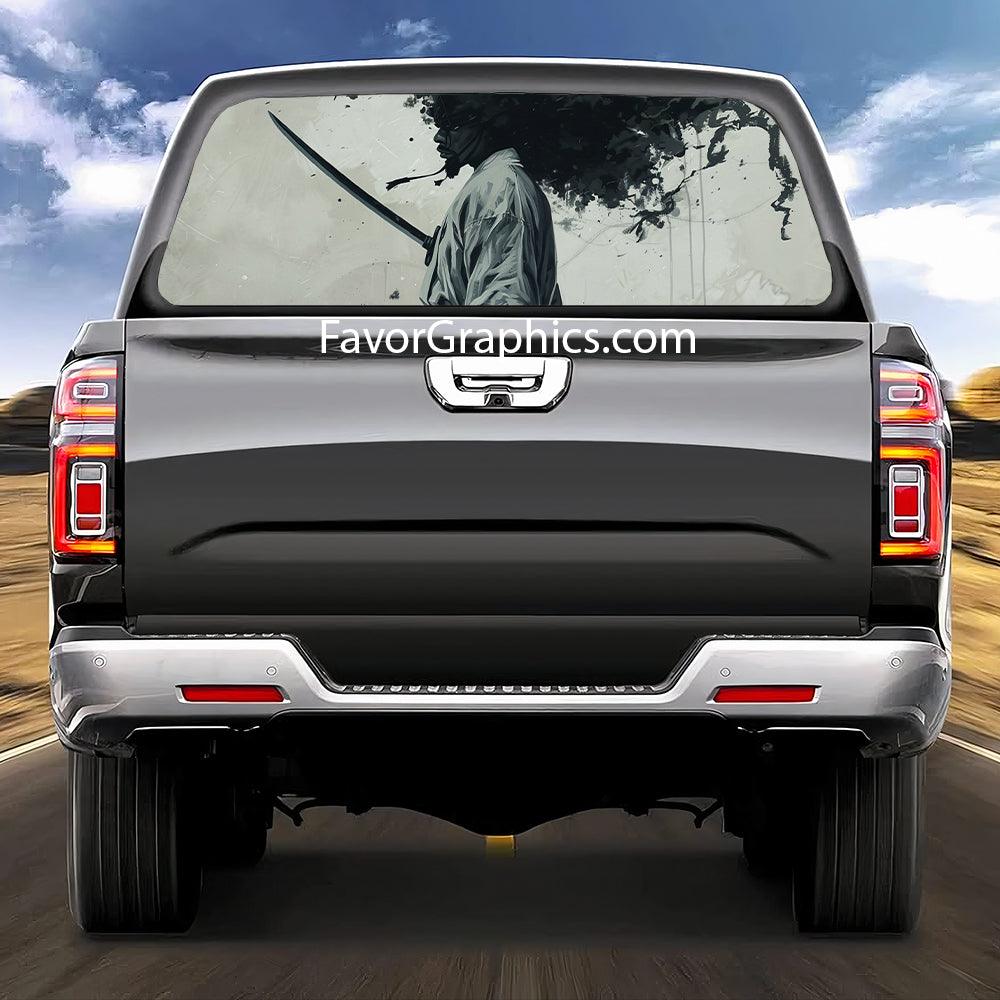 Afro Samurai Rear Window Perforated Graphic Vinyl Decal Cars