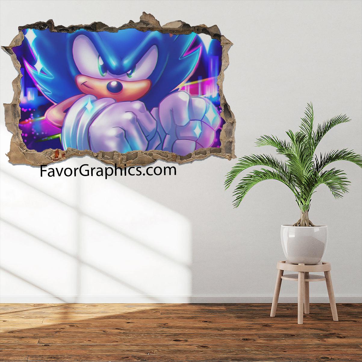 Sonic The Hedgehog Vinyl Wall Art Decal Sticker Poster Print Mural