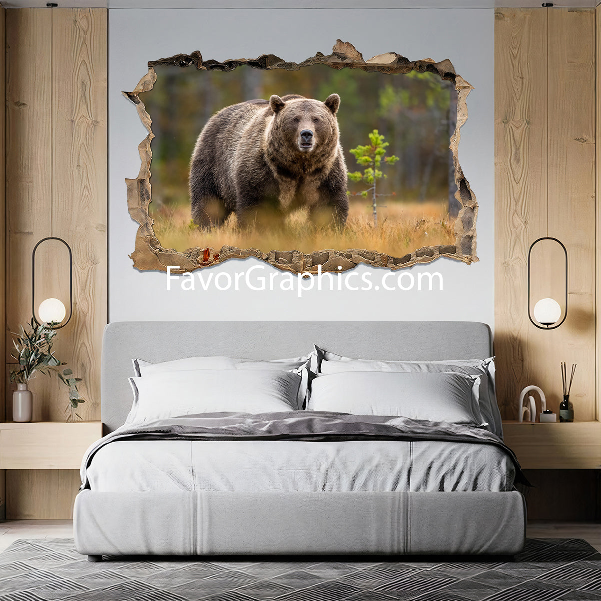 Bear Vinyl Wall Art Decal Sticker Poster Print Mural