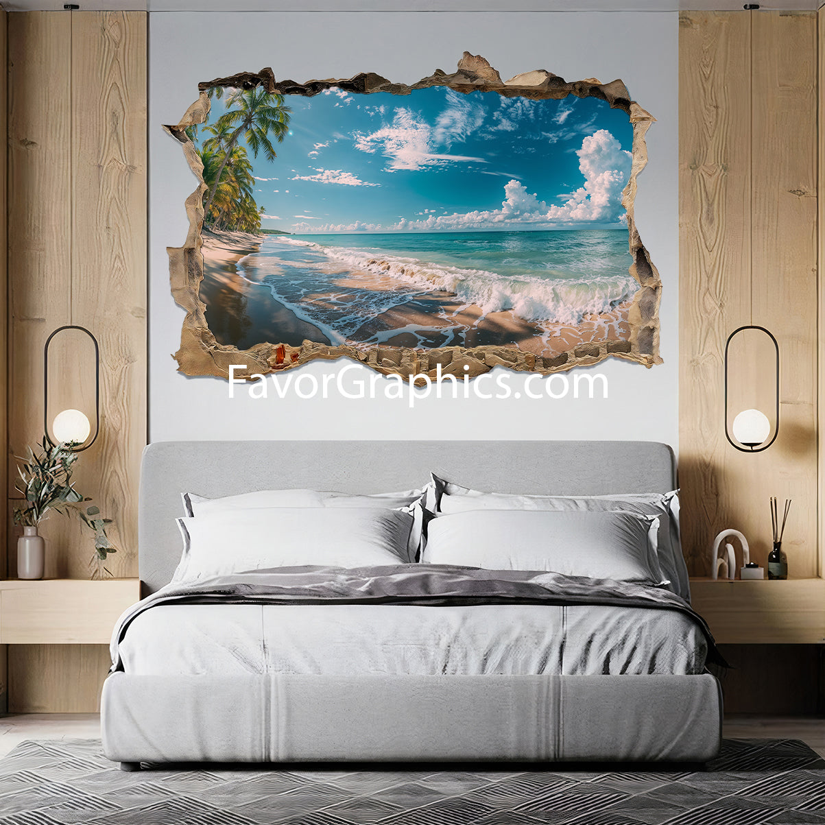 Beach Vinyl Wall Art Decal Sticker Poster Print Mural