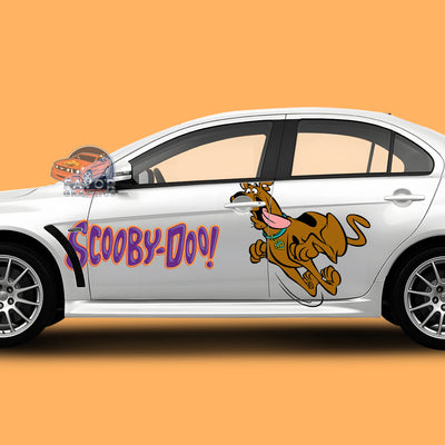 Scooby Doo Itasha Car Side Door Decal Vinyl Sticker