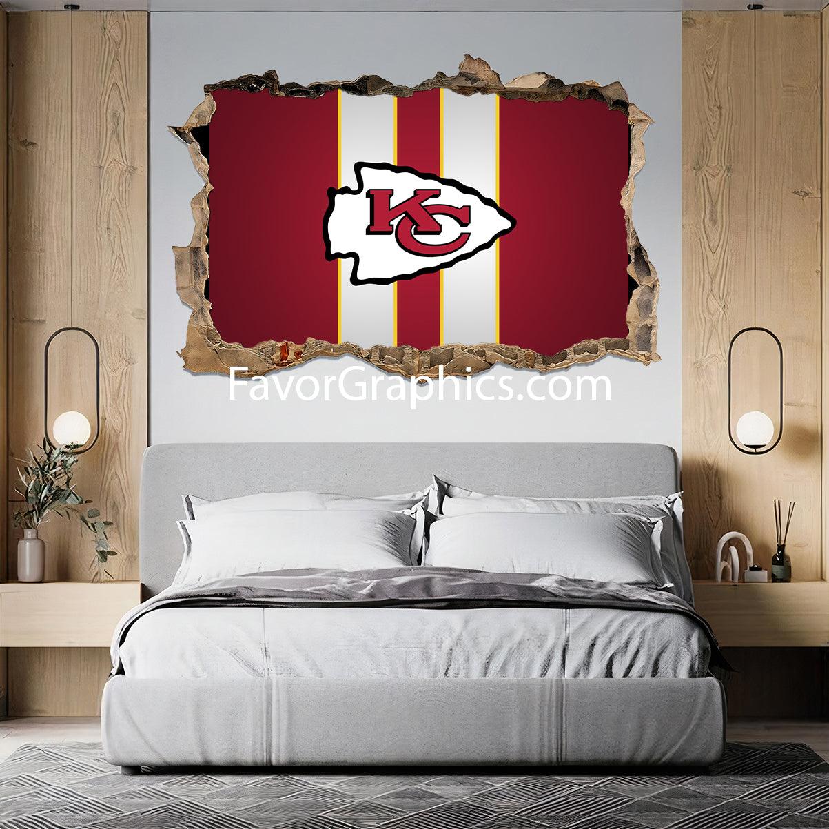 Kansas City Chiefs Vinyl Wall Art Decal Sticker Poster Print Mural