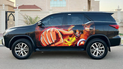 Monkey D. Luffy Car Door Vinyl Wrap Decal Sticker