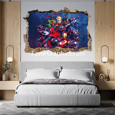 Superhero Avengers Vinyl Wall Art Decal Sticker Poster Print Mural