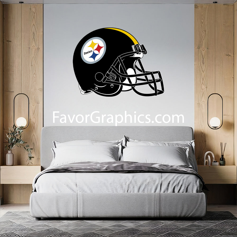 Pittsburgh Steelers Home Room Wall Vinyl Decal Sticker Mural Poster