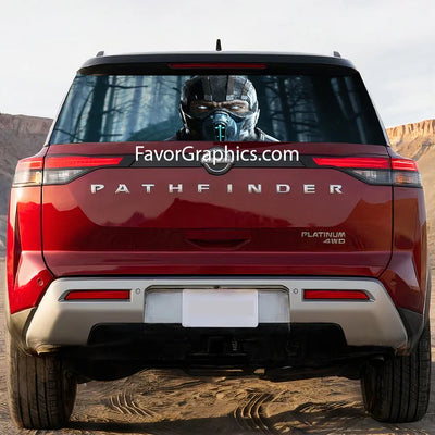 Sub Zero Rear Window Perforated Graphic Vinyl Decal Car Truck UTV